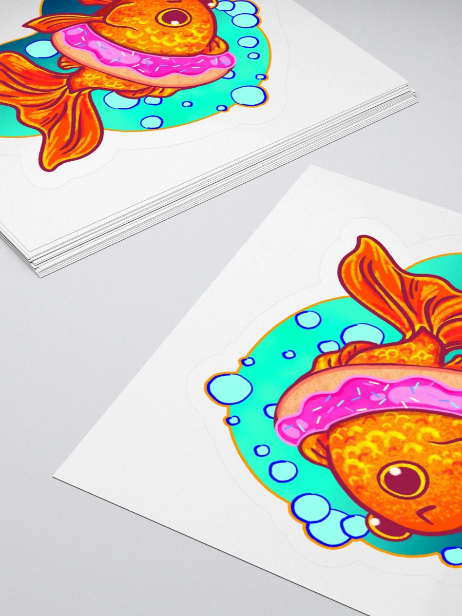 Donut Stop Swimming Sticker product image (12)
