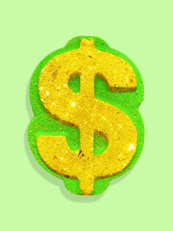 Lucky Dollar - Crystal Infused Bath Bomb product image (1)