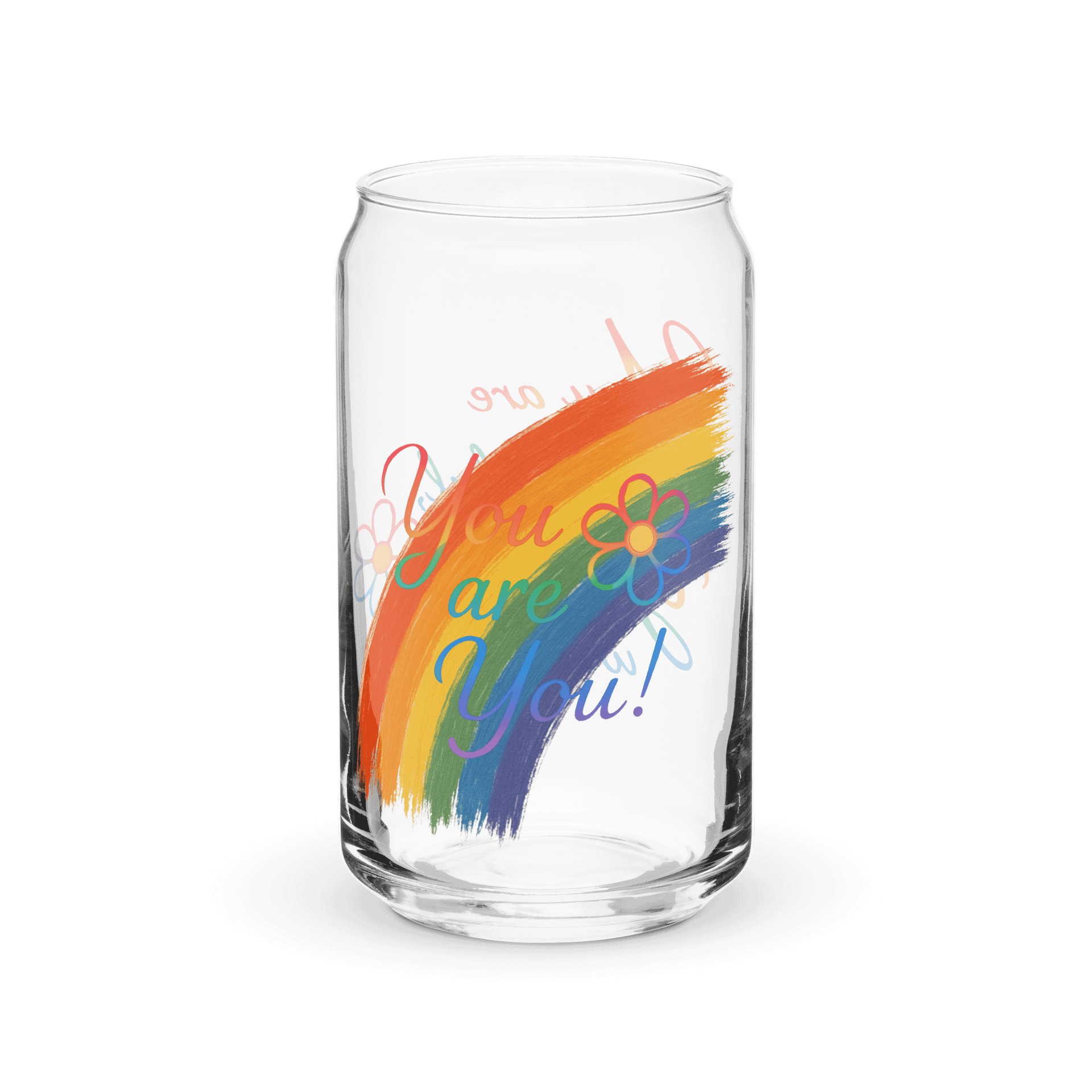 You Are You - Pride Affirmation Glass product image (4)