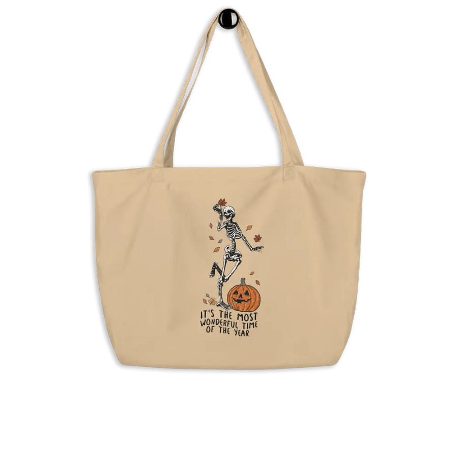 Festive Skeleton Organic Tote product image (8)