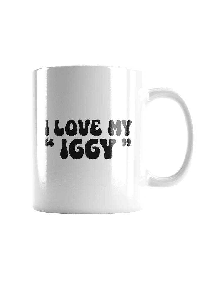 I Love My "Iggy" Retro Chic Small Ceramic Mug For Iggy Lovers product image (2)