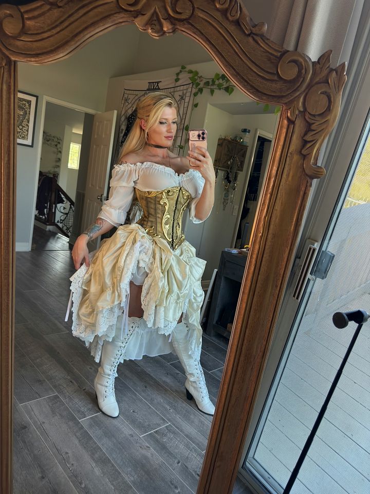 "Milady" Skirt - Lemon Cream - Made to Order product image (1)