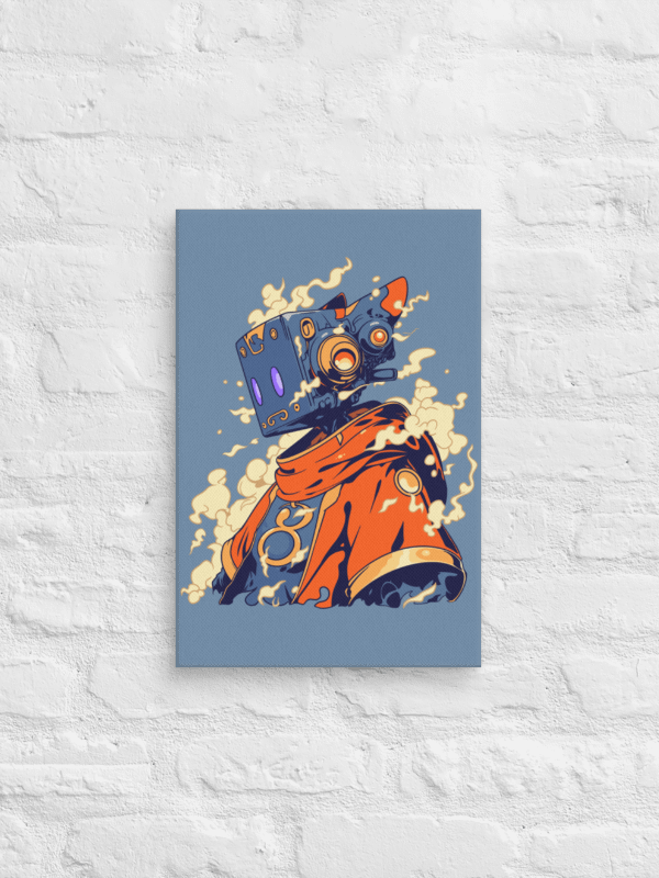 "The Blue Wizard" – 12″ x 18″ Canvas Print product image (1)