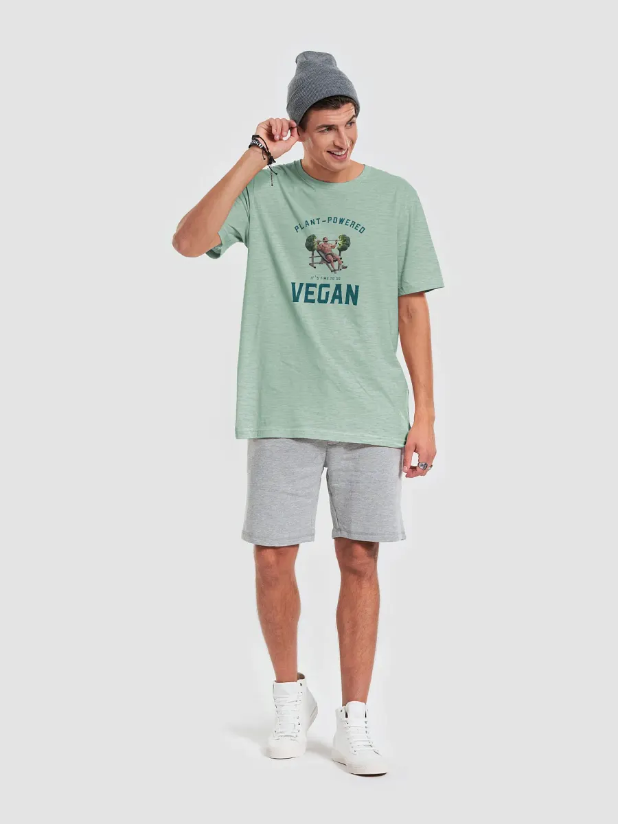 Plant Powered Vegan T-Shirt - 'It's Time to Go Vegan product image (28)