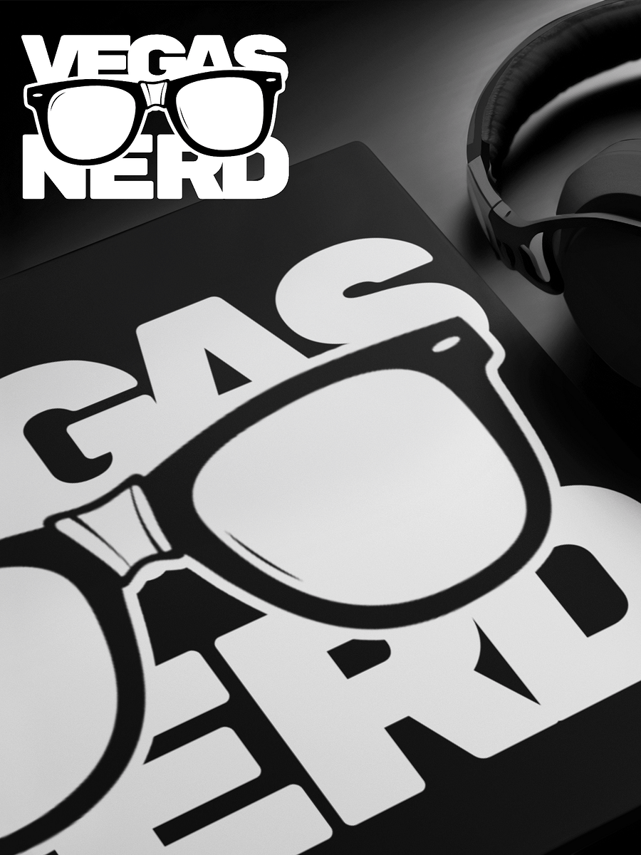 Vegas Nerd 12" X 18" Graphic Desk Mat product image (1)