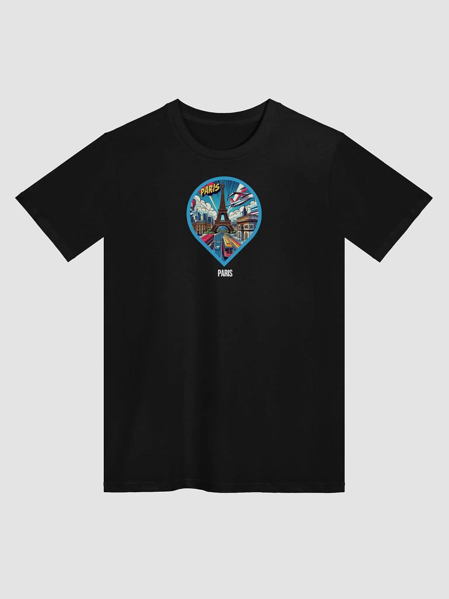 Vibrant Parisian Skyline T-Shirt | AI Design paris city product image (3)