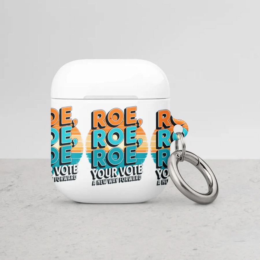 ROE FOR YOUR VOTE All-Over Print AirPods® Case product image (7)