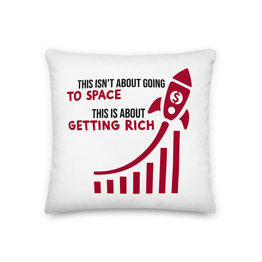 Getting Rich Pillow product image (1)
