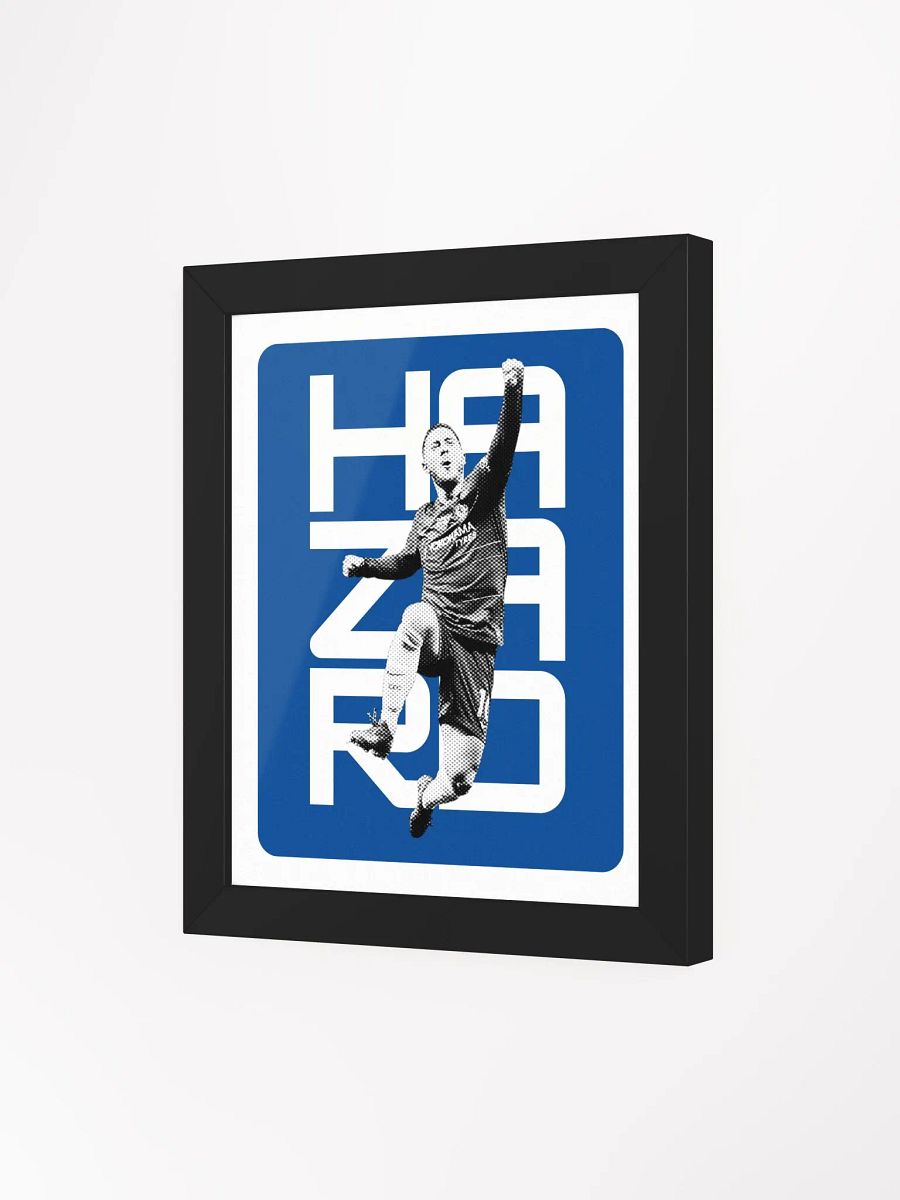Eden Hazard BW Chelsea Name Art Framed Print product image (4)
