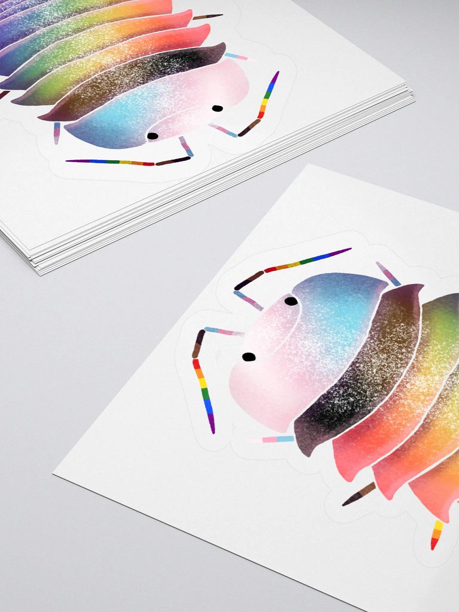Progress Rainbow Isopod Sticker product image (15)