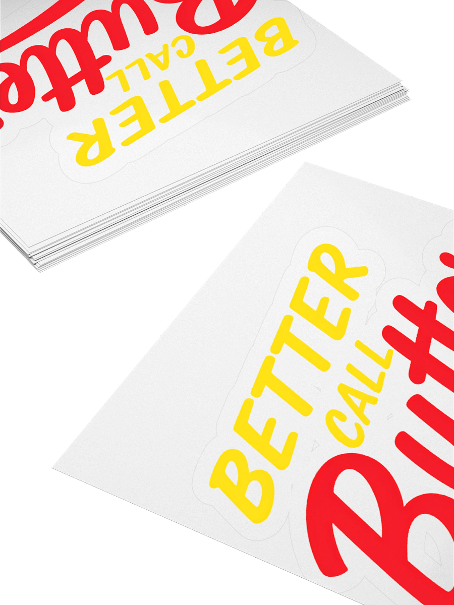 BETTER CALL Butter Kiss Cut Stickers product image (11)