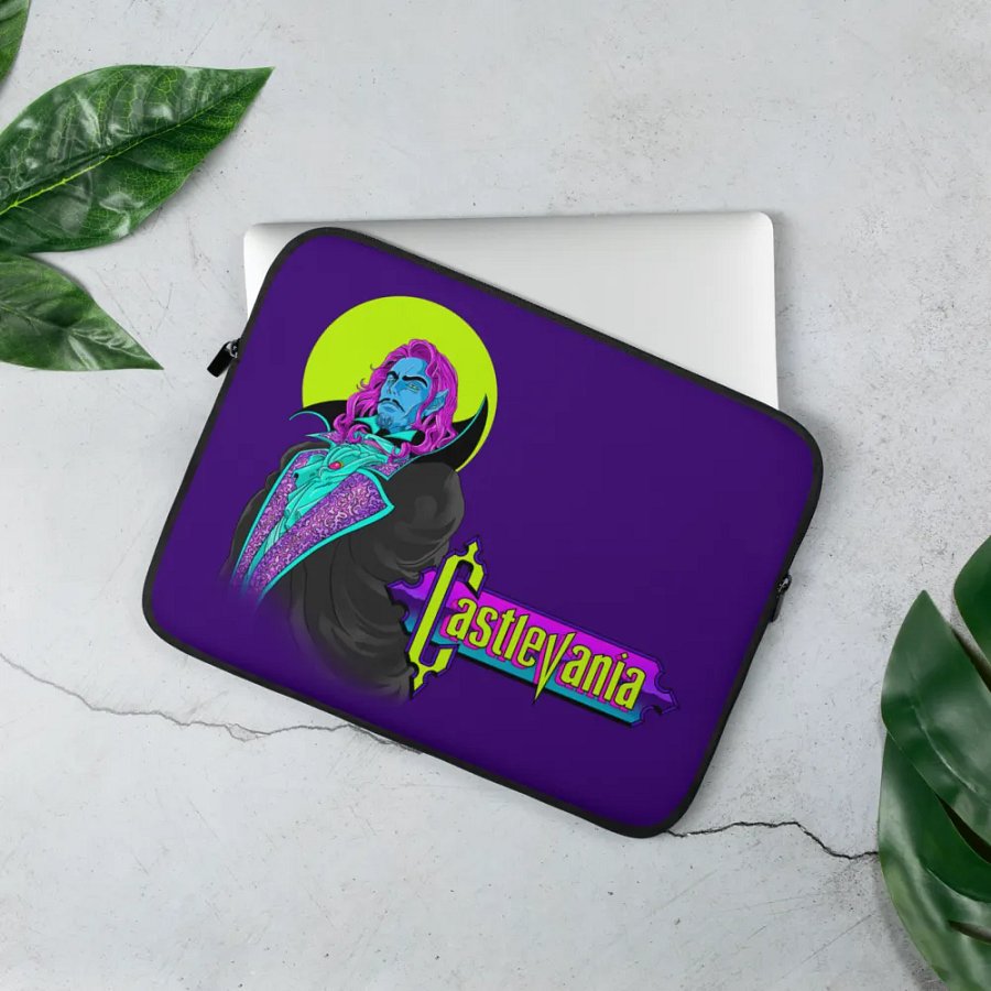 Castlevania Neon Tribute Laptop Sleeve product image (3)