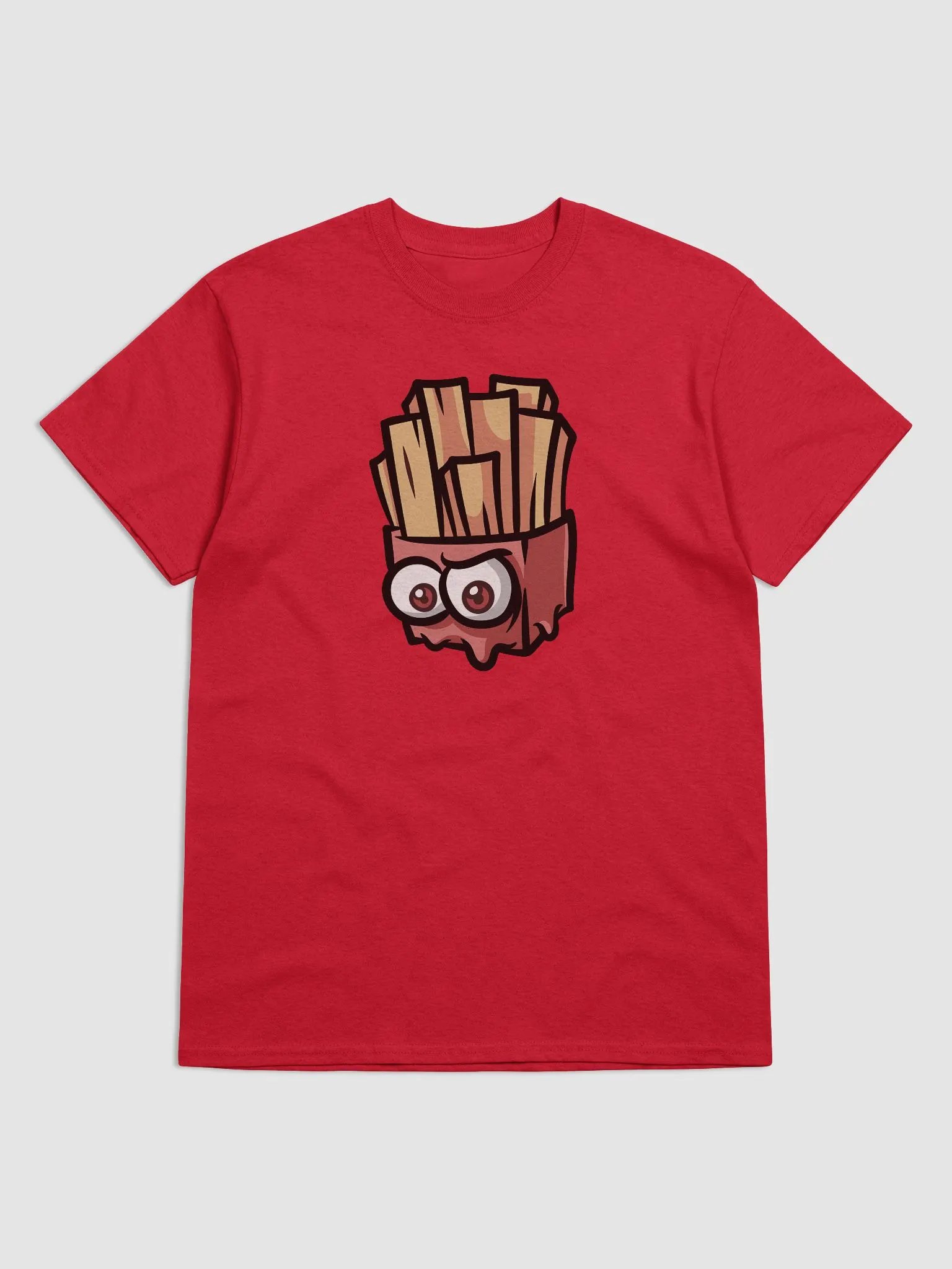 French Fry Monster Heavyweight T-shirt product image (1)