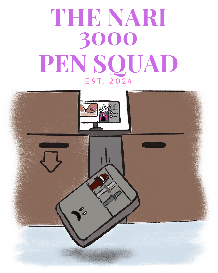 The Nari 3000 Pen Squad (with text) Mug product image (2)