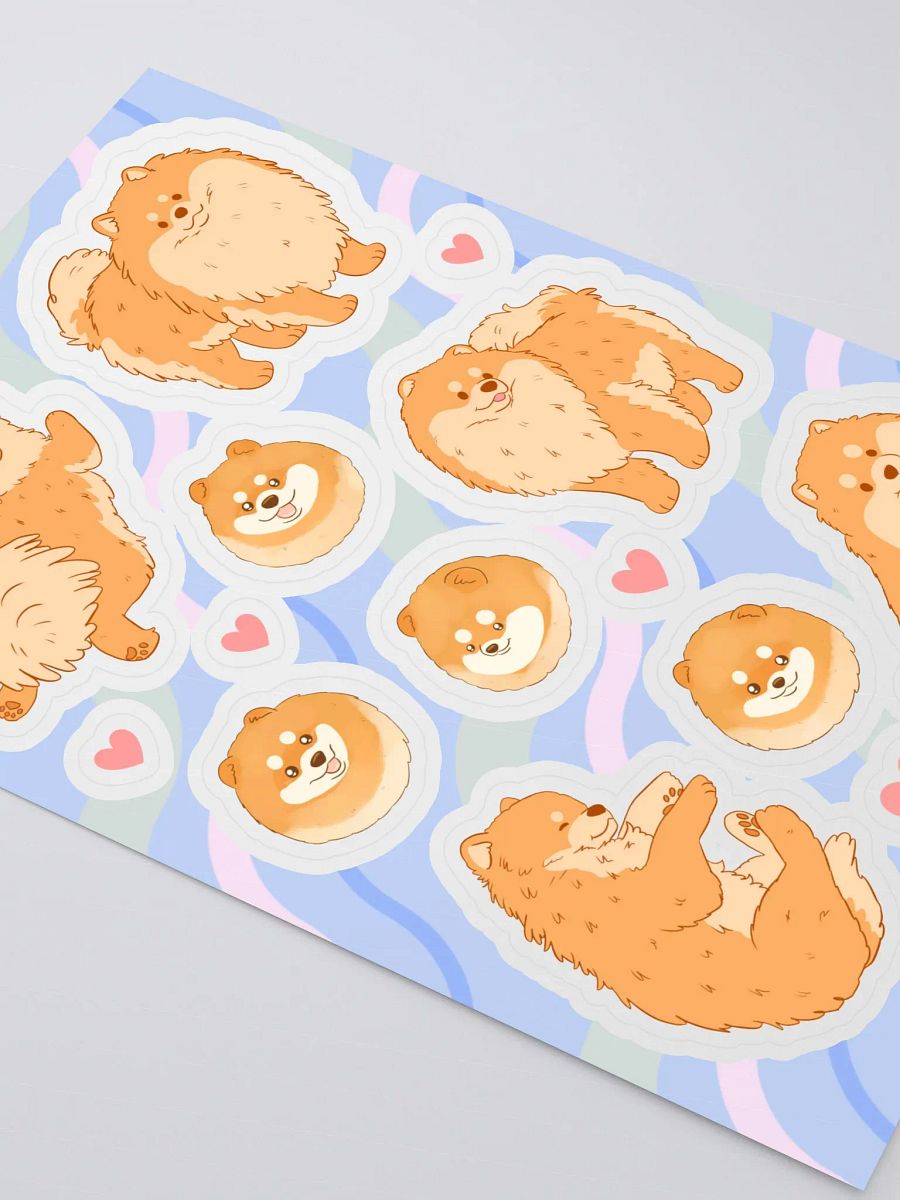Pomeranian Poses Sticker Sheet product image (3)