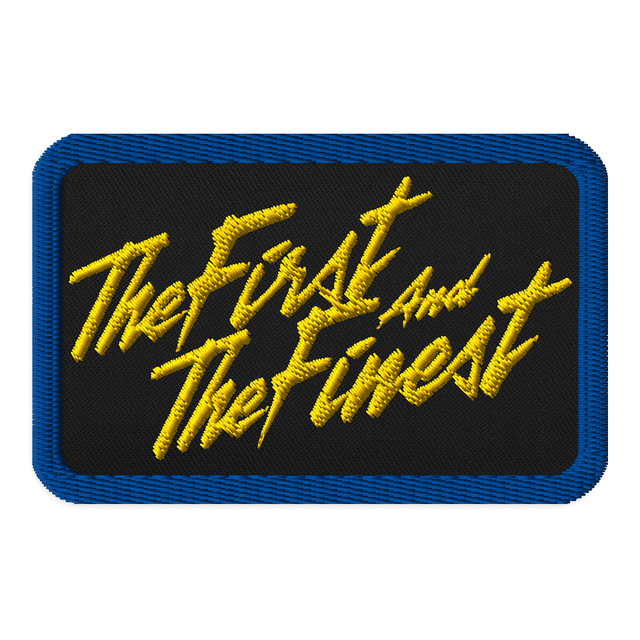 "THE FIRST" Yellow/Blue Patch product image (1)