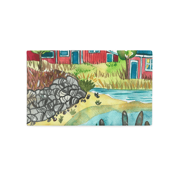 Fishing Village Pillow Case product image (5)