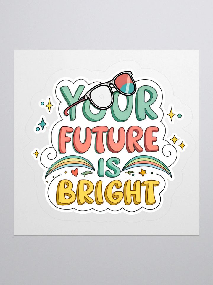 Bright Future Kiss Cut Stickers product image (1)