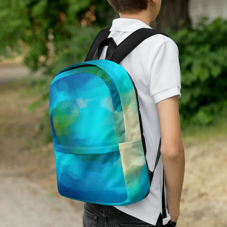 Watercolour effect All over print Backpack product image (8)