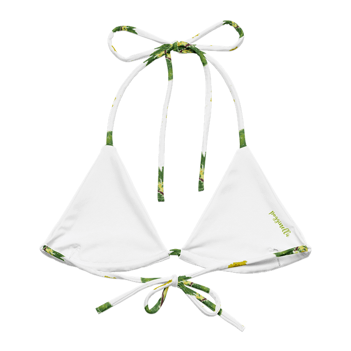 Lemon Love White Bikini Top product image (2)