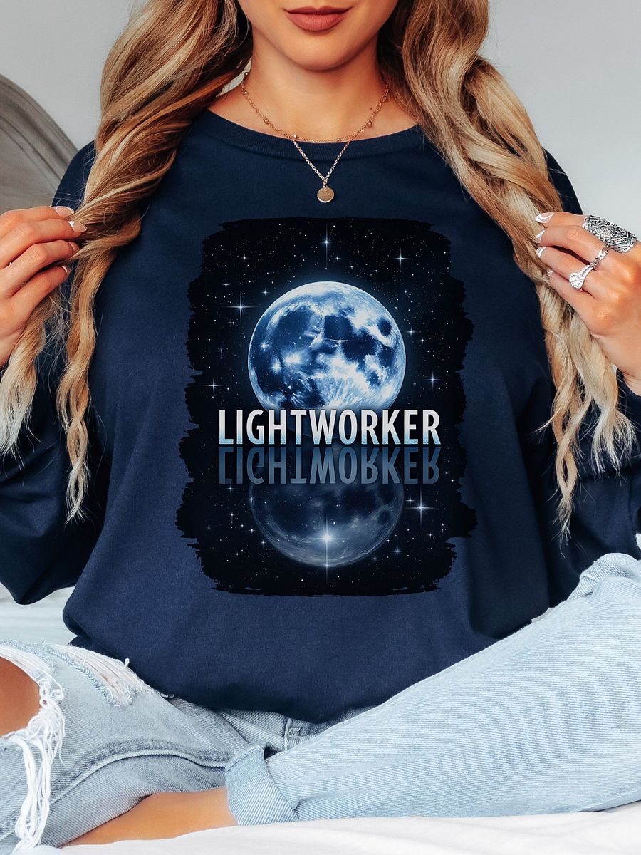 Lightworker design, 4AM Long Sleeve Tee, Blululu Dreaming Woman product image (5)
