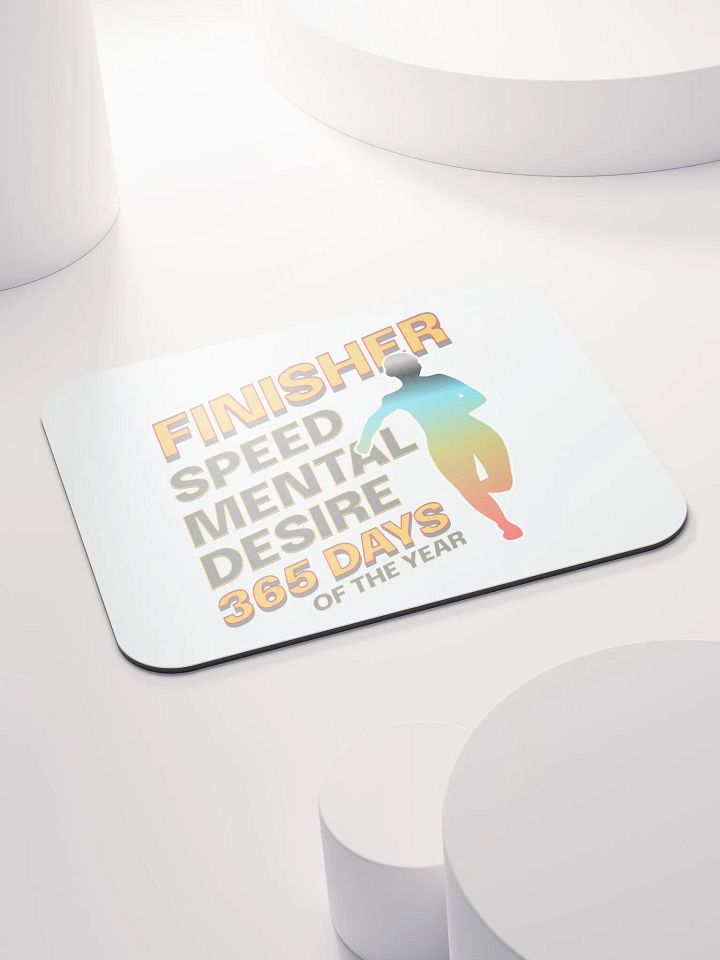Finisher 365 DaysMotivational Runner Mouse Pad product image (2)