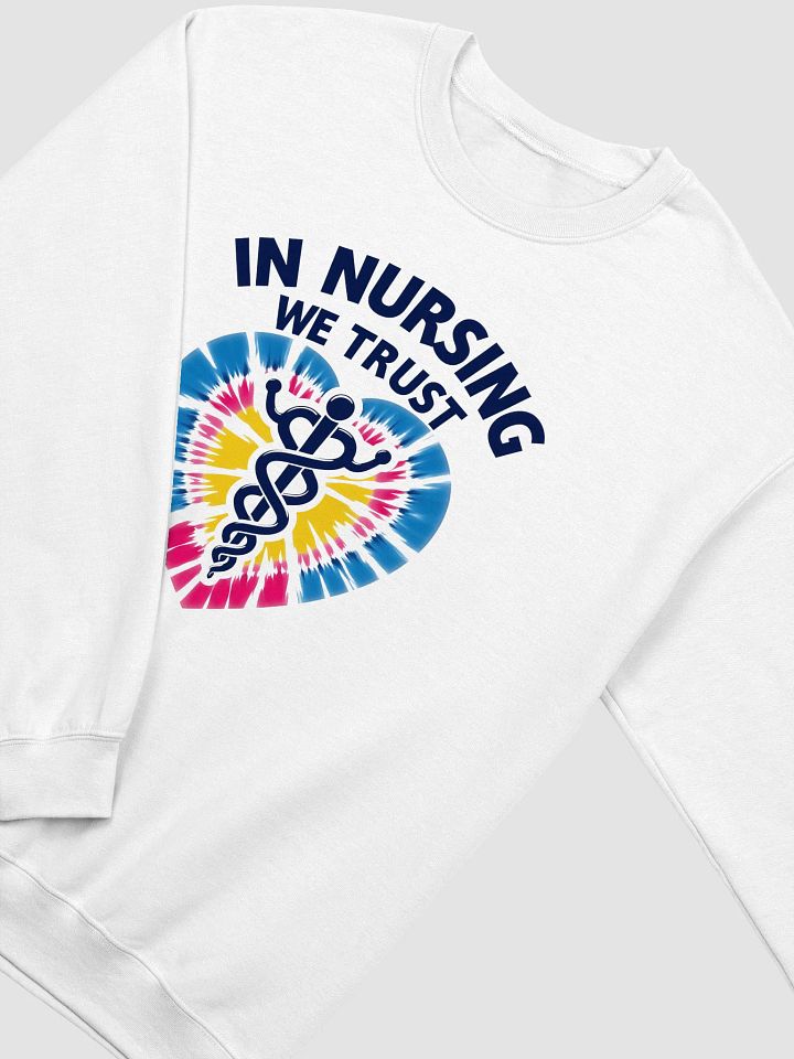 Trust in Nursing Tie-Dye Crewneck Sweatshirt product image (12)
