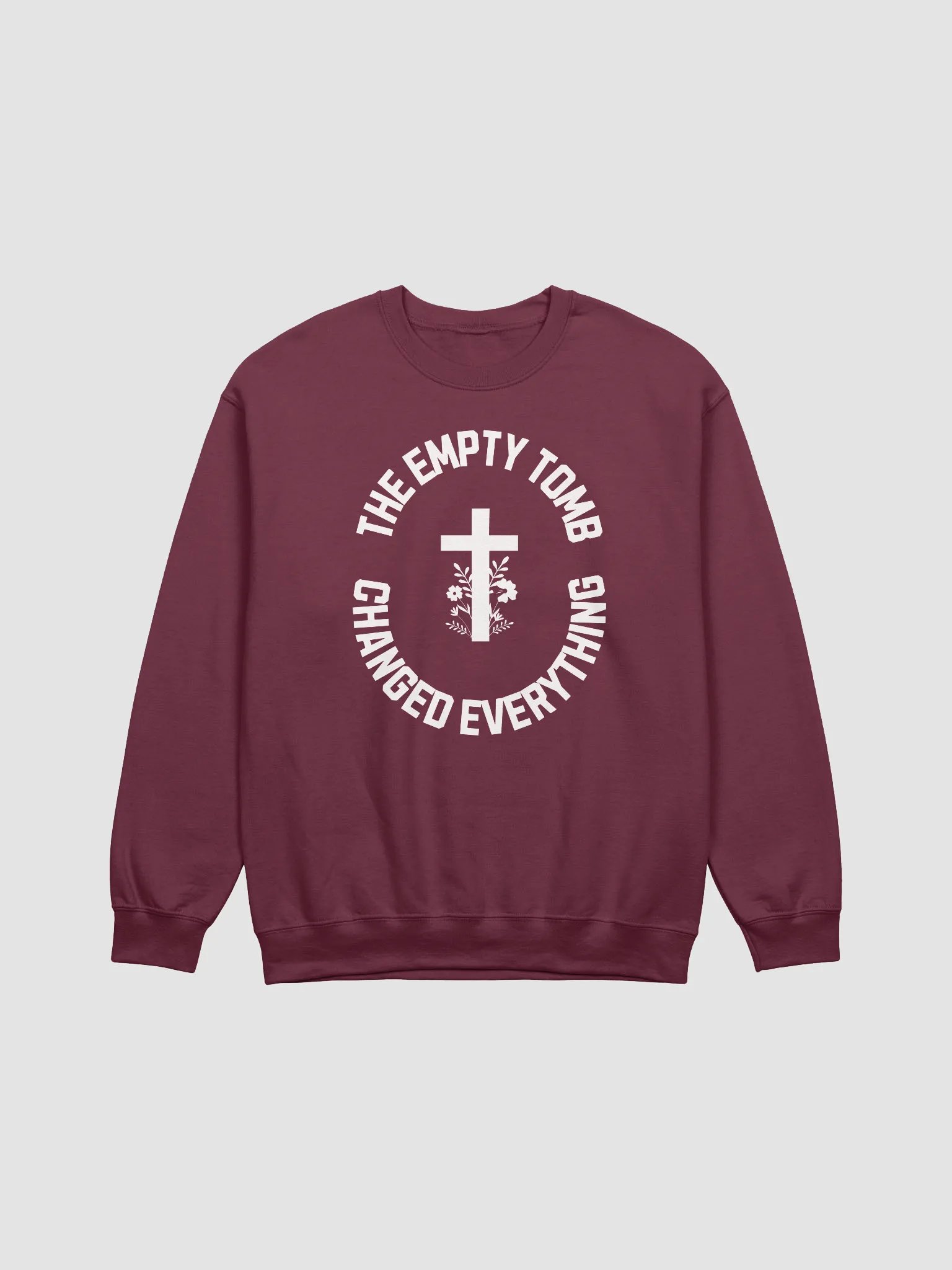 The Empty Tomb Changed Everything – Bold Faith Sweatshirt product image (2)