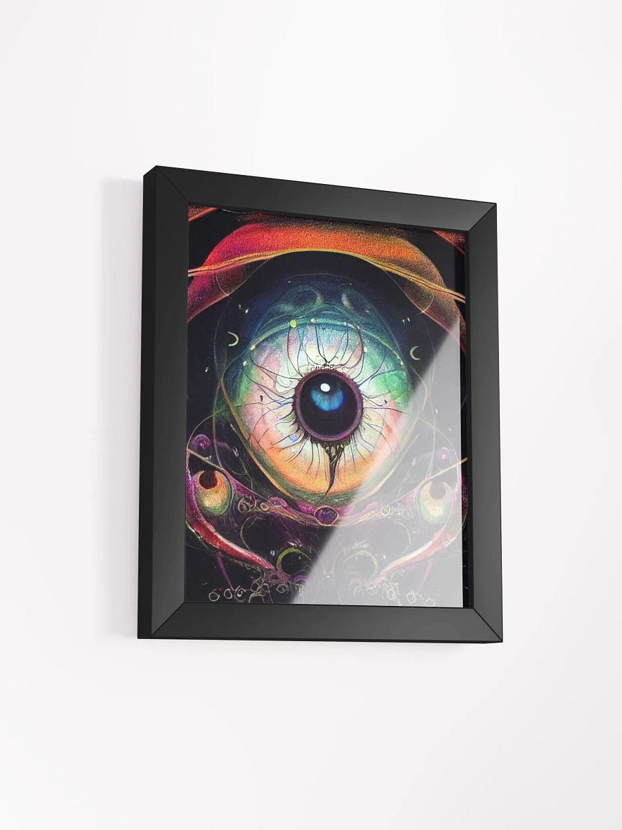 Space Eye! Wood Framed Matte Print product image (11)
