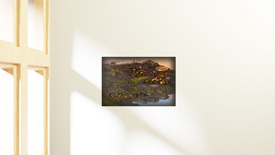 The Wilderness | Enhanced Matte 3D OSRS Poster product image (4)