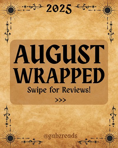 ✨ August Wrap-Up ✨

5 books, a rollercoaster of genres, and one that completely floored me.

⭐ Favorite Read: My Dark Vanessa...