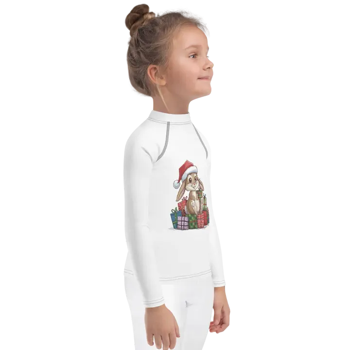 Santa Bunny Kids Rash Guard product image (2)