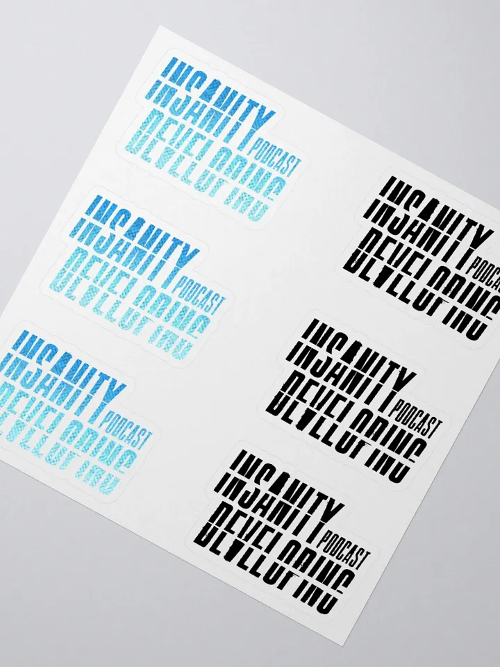 Insanity Developing Kiss Cut Stickers product image (2)