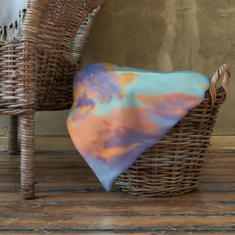 Tranquil Landscape Cottage Throw Blanket product image (12)