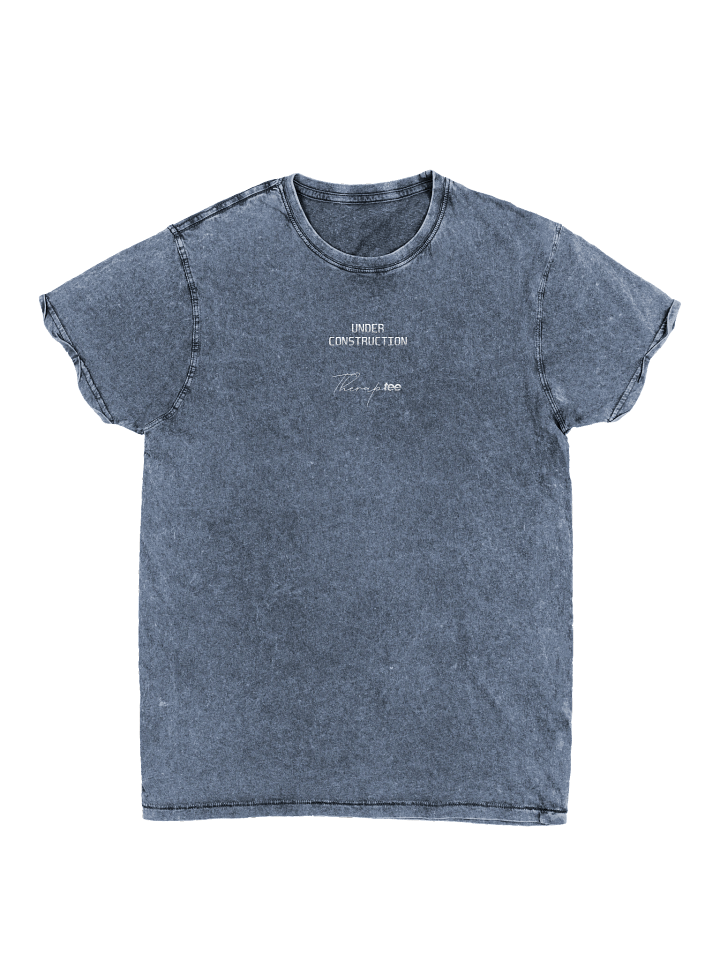 under construction unisex denim tee product image (3)