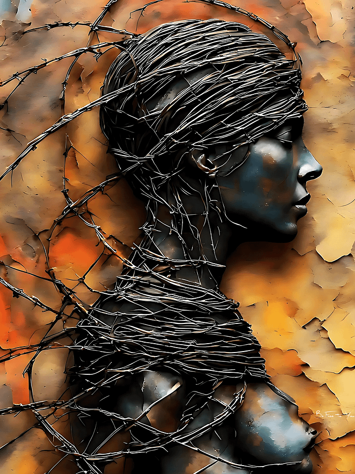 Be Free to Yourself | Let Yourself Go | Canvas Painting product image (1)