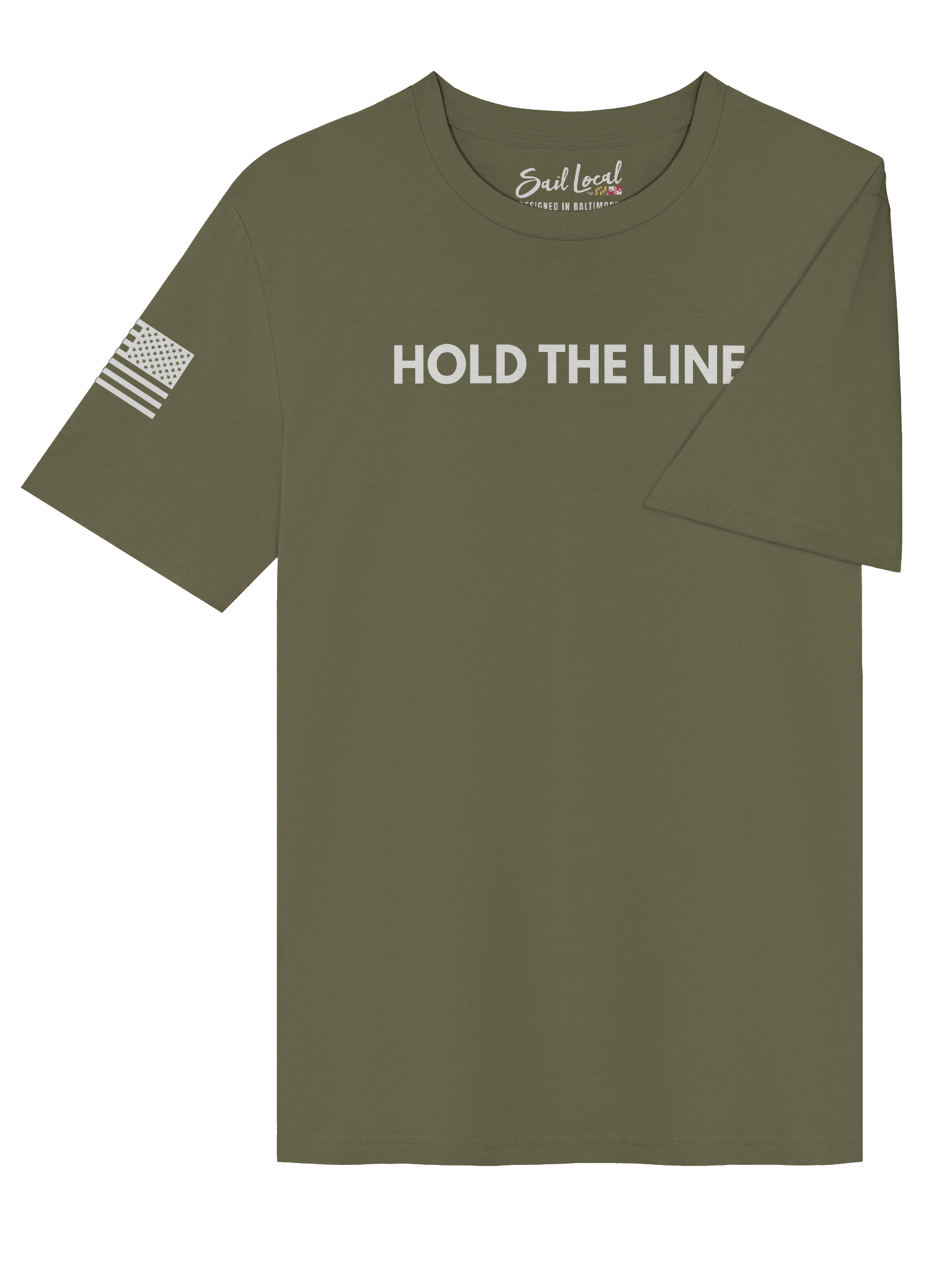 HOLD THE LINE All Cotton Tee product image (4)