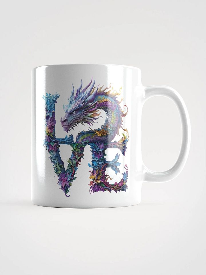 Exotic Vibrant Dragon Love Letters Mug product image (2)