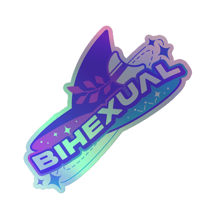 BIHEXUAL HOLOGRAPHIC STICKER product image (1)