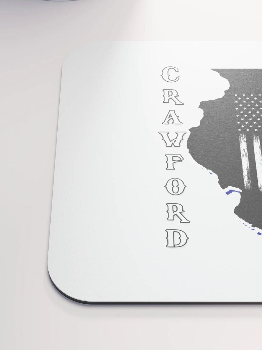 Police Lives Matter Crawford County, Illinois - Mouse Pad product image (6)