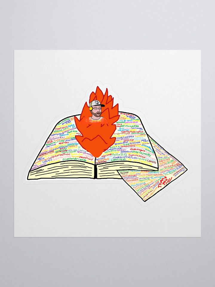 IRL Streamer Showcase Guest List Sticker product image (1)