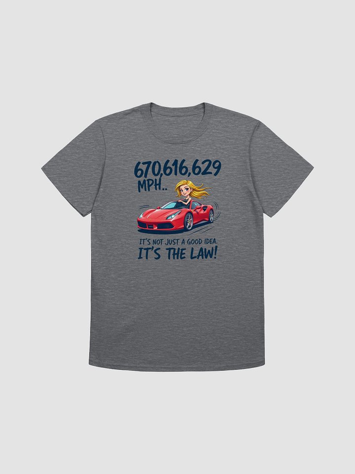 Speeding Blonde Ferrari Tee product image (2)