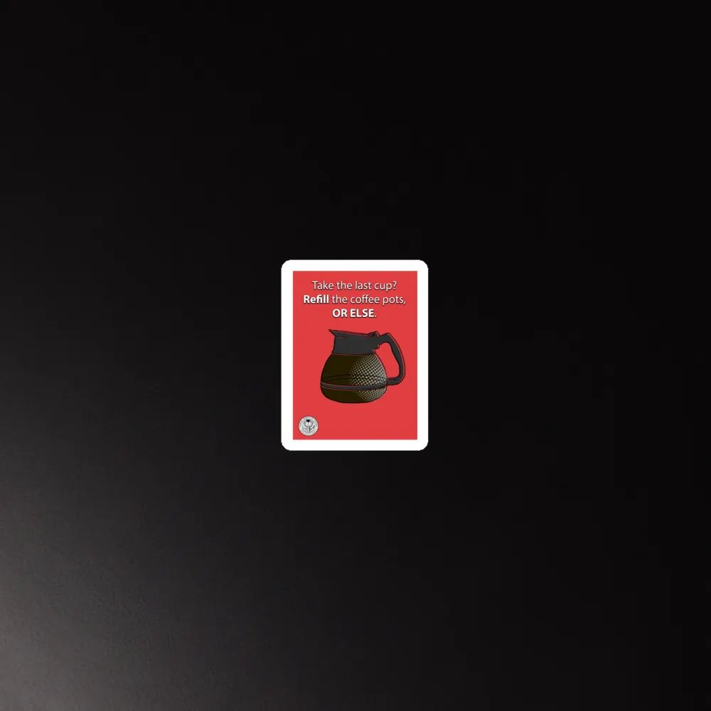 Refill the coffee pot Magnet - Bureau Collection product image (5)