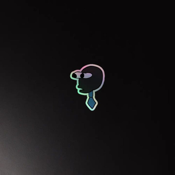 Melted0x Pog Champ Holo Sticker! product image (4)