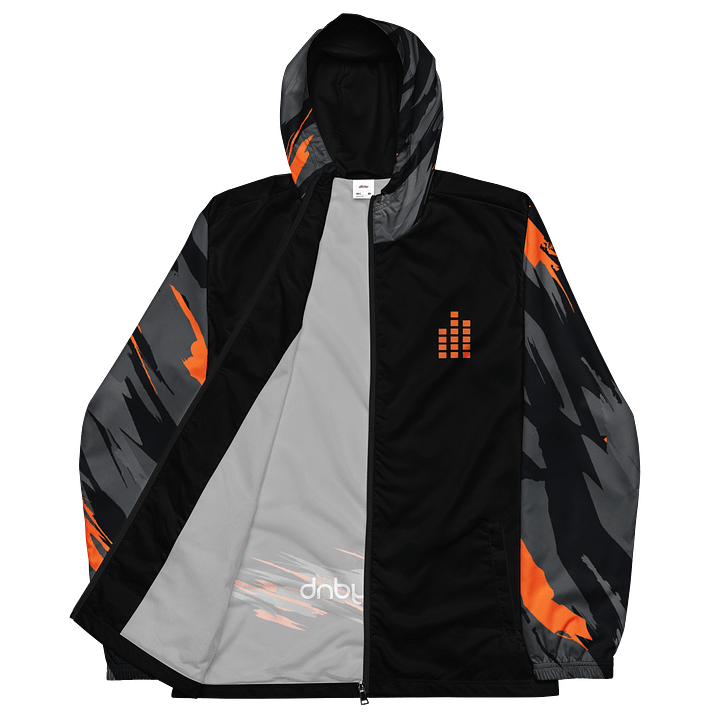 PhillyDnB :: Camo Windbreaker BLK product image (1)