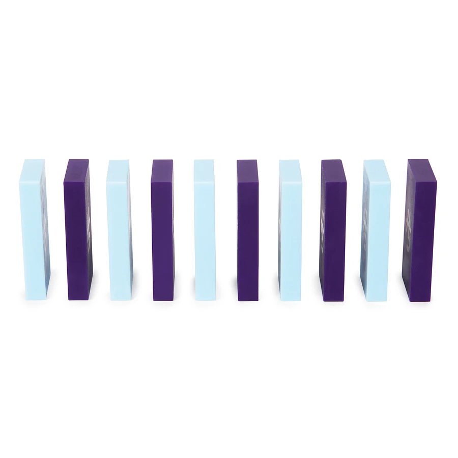 60-Piece H5 Domino Creations Pack (Light Blue & Purple) product image (2)