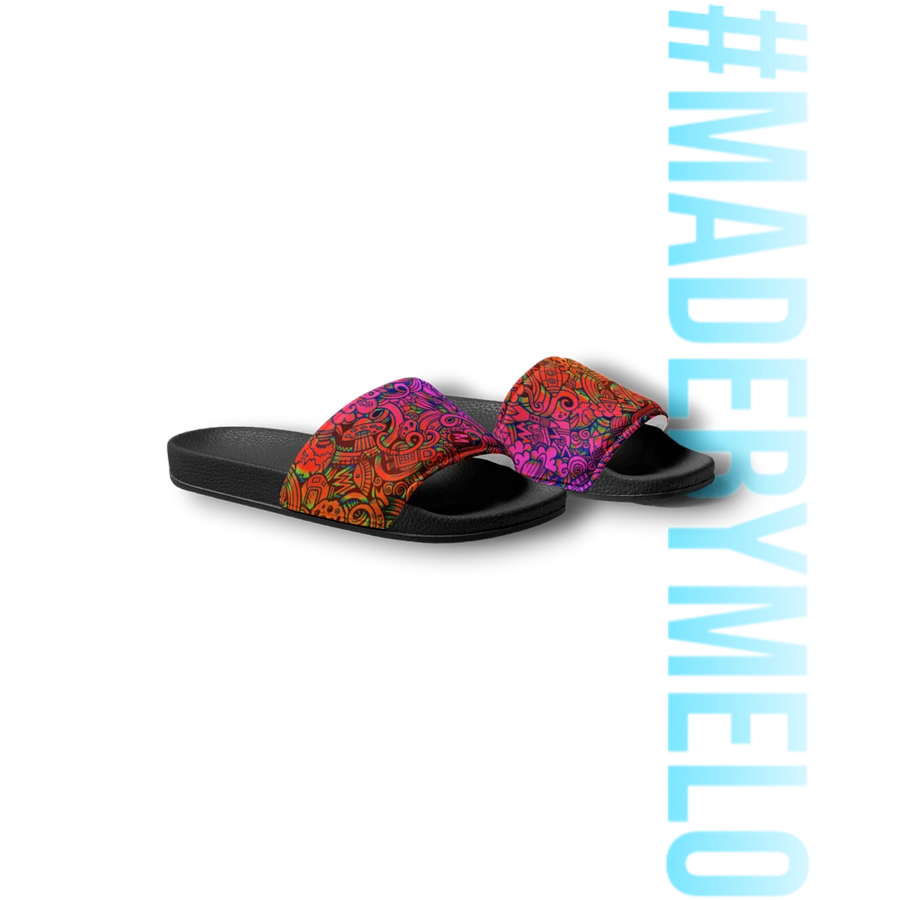 Rainbow Space Scribble - Men's Slides | #MADEBYMELO product image (7)