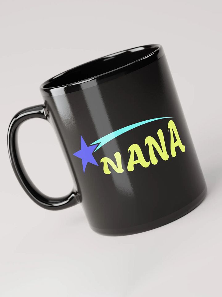 Stellar NANA Black Glossy Mug product image (1)