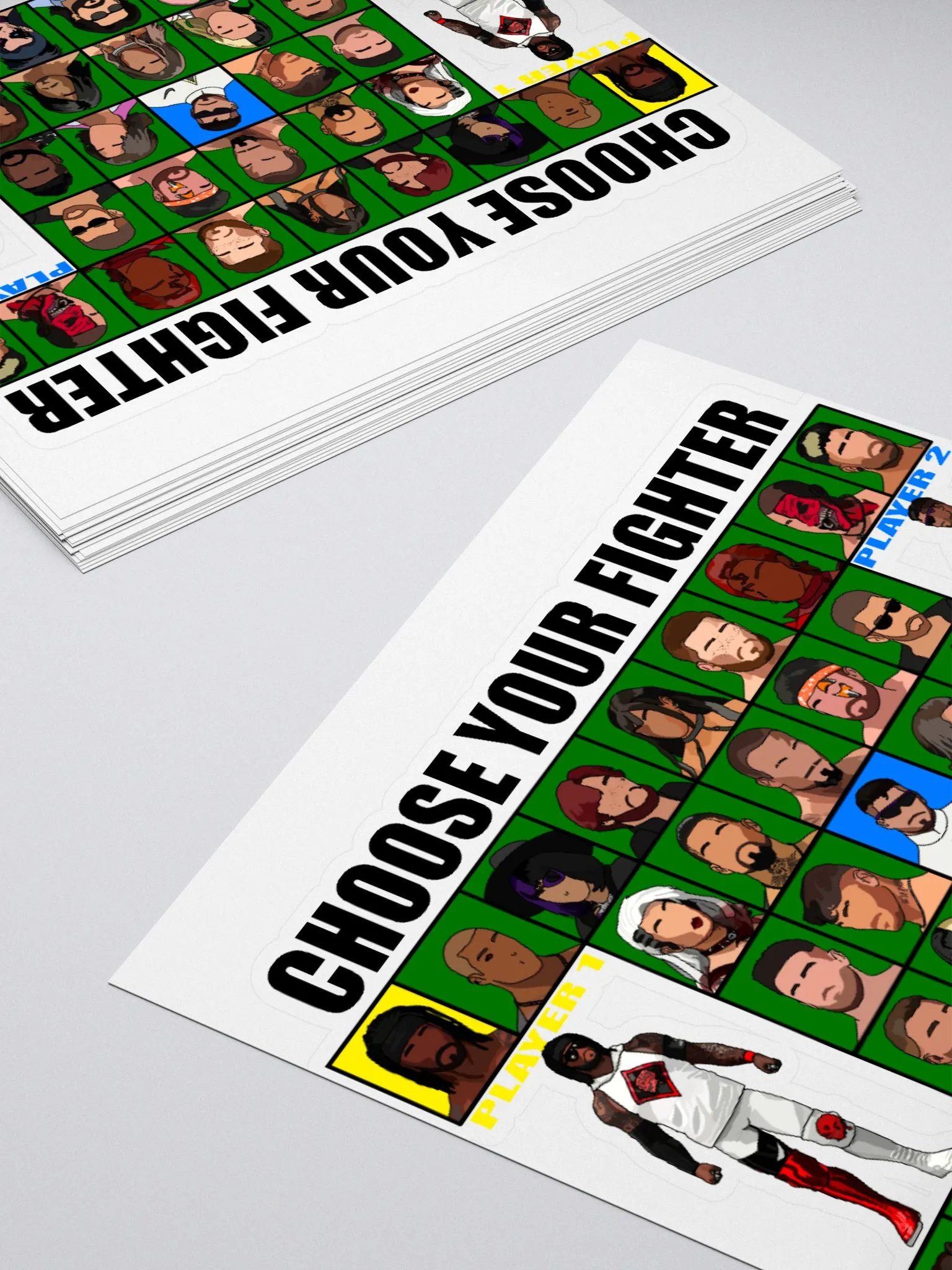 PEPW Choose Your Fighter Judah x Oliver Sticker product image (4)