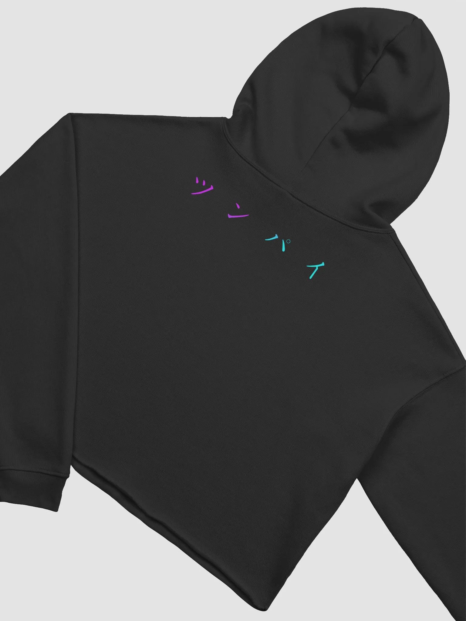 Trippy Crop Hoodie *BLUE/GREEN* product image (5)